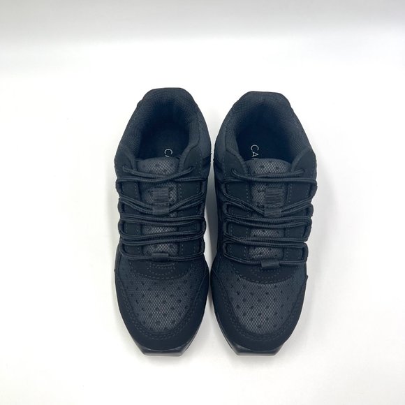 Capezio Girls Kids Size 2 DS24 Rockit Black Split Sole Dance‎ Sneakers Shoes - Picture 3 of 12